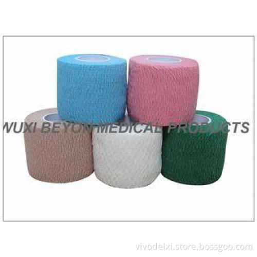 Blue Cotton Stretch Compression Cohesive Elastic Bandage Fo